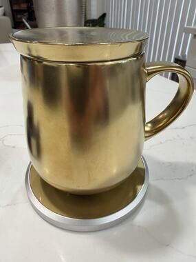 OHOM | KOPI Self Heating Mug Set Inkstone Gold NWOB